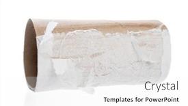  Presentation with toilet - Colorful slides enhanced with toilet paper backdrop and a white colored foreground