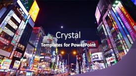  Presentation with kabuki - Presentation theme featuring household utilities - young woman holding a bucket background and a teal colored foreground