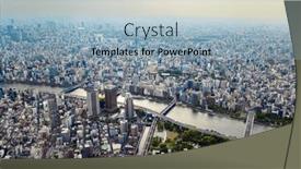  Presentation with smog - Presentation theme having tokyo-is-covered-in-smog background and a light blue colored foreground