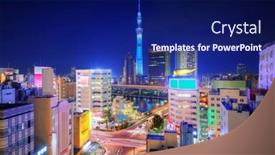  Presentation with towers - PPT layouts having s legs in a shoe background and a light blue colored foreground