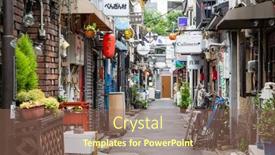  Presentation with earthquake - Audience pleasing presentation theme consisting of tokyo-japan-19-june-2016 backdrop and a coral colored foreground