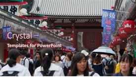  Presentation with city japan - 