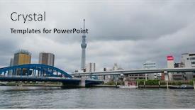  Presentation with city japan - PPT theme consisting of tokyo-japan-25-june-2019 background and a light gray colored foreground