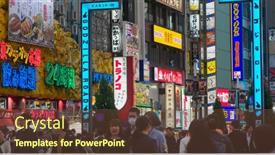  Presentation with city japan - 