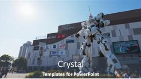  Presentation with unicorn - Amazing presentation having tokyo-japan-30-june-2019 backdrop and a ocean colored foreground