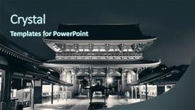  Presentation with tokyo - Cool new presentation design with tokyo japan at night backdrop and a wine colored foreground