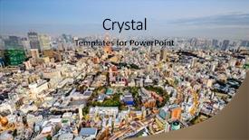  Presentation with tokyo - Amazing presentation design having tokyo japan cityscape backdrop and a light blue colored foreground