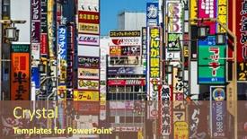  Presentation with kabuki - Cool new presentation with tokyo-japan-march-15-2014 backdrop and a violet colored foreground