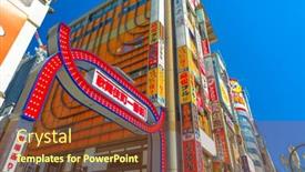  Presentation with kabuki - Slide deck featuring tokyo-japan-march-15-2014 background and a tawny brown colored foreground