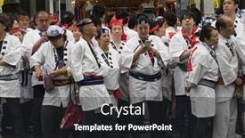  Presentation with traditional japan - Theme consisting of tokyo-japan-may-14-2017 background and a dark gray colored foreground