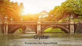  Presentation with tokyo - Beautiful slide set featuring tokyo japan-may 17 2016 backdrop and a gold colored foreground