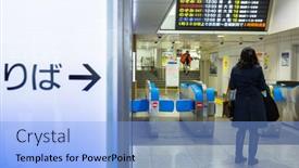  Presentation with million people - Presentation theme with tokyo-japan-november-12-2016 background and a light blue colored foreground