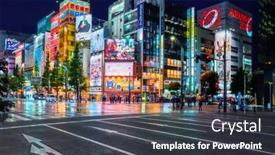  Presentation with computer games - Slides having tokyo-japan-november-19-2018 background and a  colored foreground
