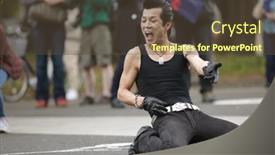  Presentation with band - Beautiful theme featuring tokyo-japan-november-27-2011 backdrop and a tawny brown colored foreground