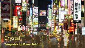  Presentation with kabuki - Slides having tokyo-july-4-kabukicho background and a tawny brown colored foreground