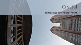  Presentation with metropolitan - Audience pleasing presentation theme consisting of tokyo metropolitan government building backdrop and a light blue colored foreground