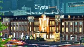  Presentation with tokyo - Slide deck enhanced with tokyo-station-in-tokyo-japan background and a ocean colored foreground