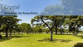  Presentation with court - Presentation theme with tokyo-the-residence-of-emperors and a light blue colored foreground