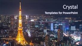  Presentation with travel japan - Amazing PPT theme having natural lifestyle and free childhood backdrop and a sky blue colored foreground