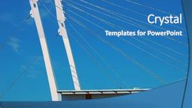  Presentation with road construction - Cool new presentation theme with toll plaza roof construction backdrop and a  colored foreground