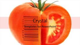  Presentation with product - Beautiful presentation theme featuring tomato coded to represent product backdrop and a red colored foreground