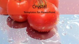  Presentation with vine - Colorful theme enhanced with text fresh beef stake backdrop and a red colored foreground