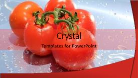  Presentation with vine - Audience pleasing slides consisting of text fresh beef stake backdrop and a red colored foreground