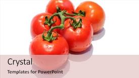  Presentation with vine - Beautiful slides featuring text fresh beef stake backdrop and a lemonade colored foreground