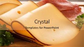  Presentation with cutting board - Cool new presentation theme with tomato jam - cheese on cutting board backdrop and a yellow colored foreground