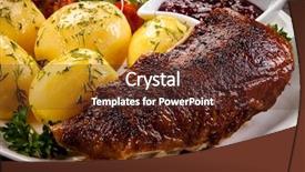  Presentation with hydroponics vegetables hydroponic vegetable - Amazing presentation theme having tomato jam - roast duck fillet and vegetables backdrop and a tawny brown colored foreground