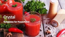  Presentation with tomato juice - Amazing presentation theme having tomato juice in glasses and fresh vegetables on cutting board on wooden background backdrop and a crimson colored foreground