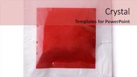  Presentation with food white - PPT layouts having plastic food sachet isolated background and a red colored foreground