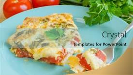  Presentation with cheddar - Slide deck featuring tomato-pie-with-cheddar background and a light blue colored foreground