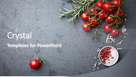  Presentation with sea games 2018 - Cool new presentation theme with tomatoes with rosemary sea salt backdrop and a gray colored foreground
