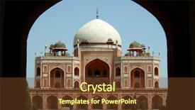  Presentation with fort - Presentation theme enhanced with tomb framed by the fort background and a tawny brown colored foreground