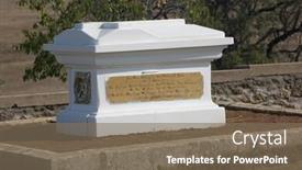  Presentation with british war - Presentation theme having tomb-of-british-officers-crimean background and a violet colored foreground