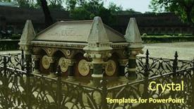  Presentation with agra - PPT layouts having tomb of john russell colvin in a fort agra fort agra uttar pradesh india background and a tawny brown colored foreground