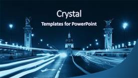  Presentation with night sky plane view - Colorful presentation theme enhanced with tombs - alexandre iii bridge night view backdrop and a navy blue colored foreground