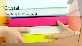  Presentation with childish - Amazing PPT theme having tome - close-up of childish hand giving backdrop and a cool aqua colored foreground