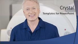  Presentation with mri - Amazing slide deck having computed tomography axial - medical professional smiling against mri backdrop and a  colored foreground