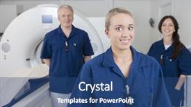  Presentation with mac - Audience pleasing PPT layouts consisting of colleagues standing by mri mac backdrop and a ocean colored foreground