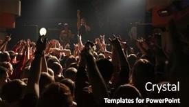  Presentation with rock band - Colorful theme enhanced with tomsk-russia-march-18-ilya backdrop and a  colored foreground