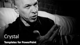  Presentation with broadcaster - Slides featuring tomsk-russia-march-4-musician background and a  colored foreground