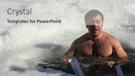  Presentation with winter ice - 