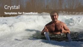  Presentation with winter ice - 