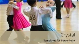  Presentation with children sport - PPT theme having tomsk-russia-nov-28-winner background and a mint green colored foreground