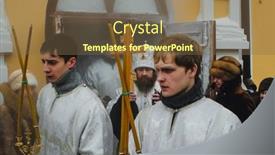  Presentation with holy celebration - Slide deck featuring tomsk-west-siberia-russia-jan background and a tawny brown colored foreground