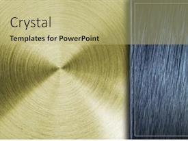 Toned Metal Panel Background PPT template 76 | CrystalGraphics