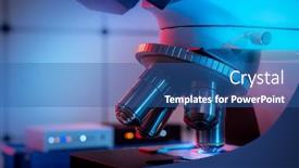  Presentation with lens - Amazing PPT theme having toned-photo-of-a-backlit backdrop and a ocean colored foreground