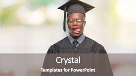  Presentation with religious african american - Theme with tongue out happy with funny background and a  colored foreground